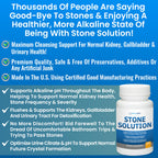 Stone Solution Capsules- Natural Dissolver, Kidney Stone Support & Kidney Cleanser Chanca Piedra Stone Breaker Gallbladder Cleanse, Flush & Stop Recurrence, Stone Relief 60 Servings