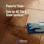 Miracle Sealants Miracle Heavy Duty Non-Acidic Cleaner, Tile & Stone Cleaner & Grout Haze Remover, Quart