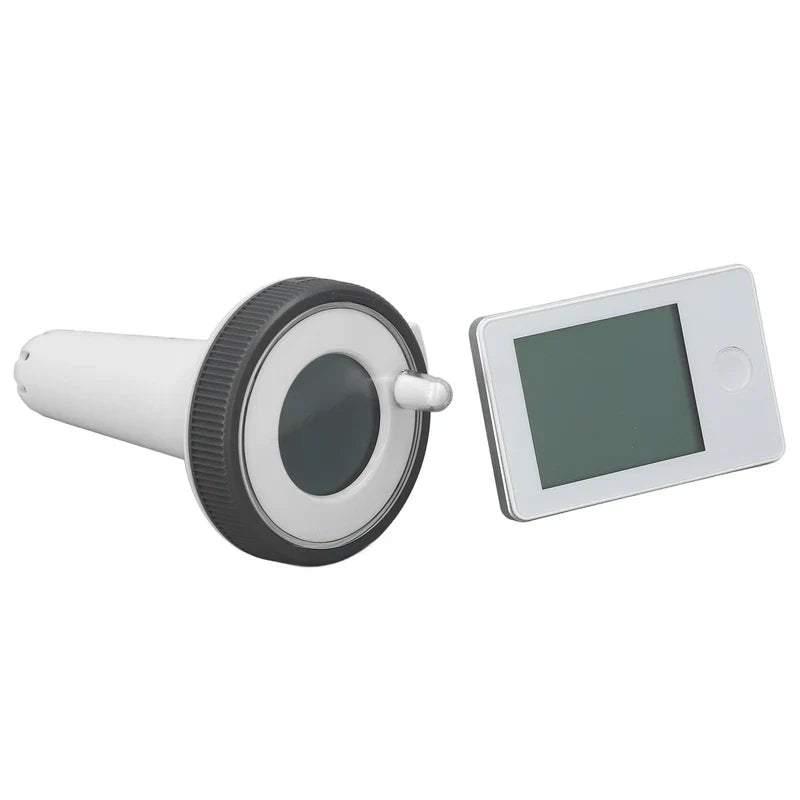 Wireless Solar Pool Temperature Meter High Accuracy IPX8 Waterproof LCD Display Digital Floating Temperature Detector