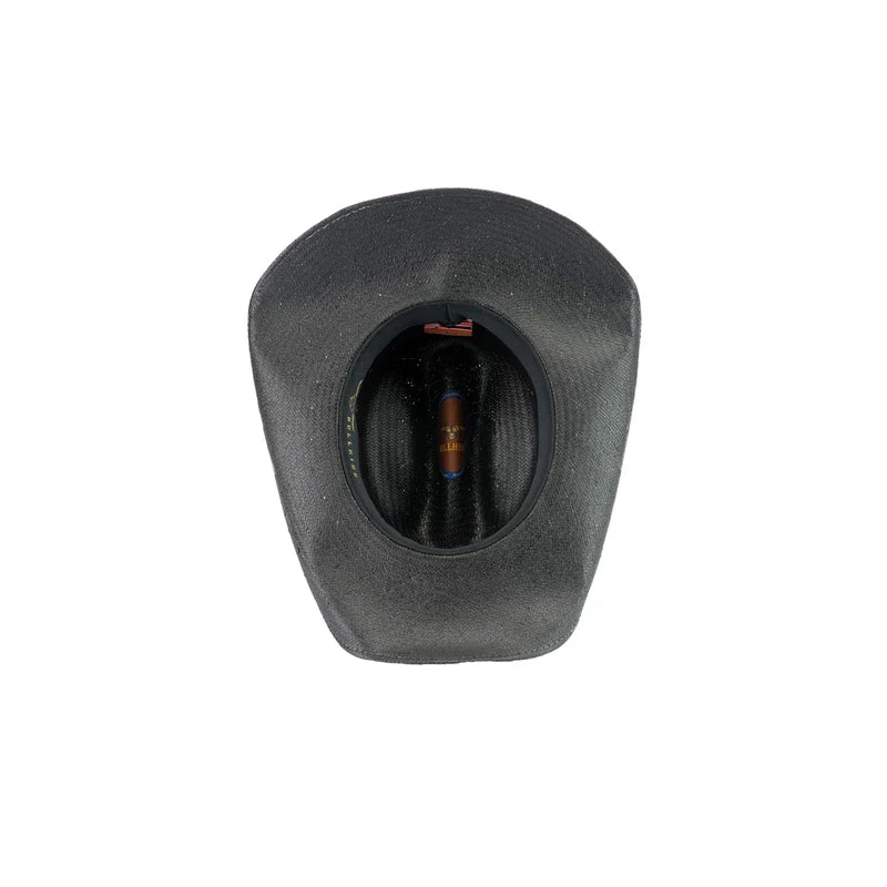 Bullhide Mc Graw - Shapeable Panama Straw Cowboy Hat (X-Large) Black