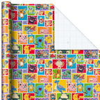 Hallmark Pokémon Wrapping Paper Rolls - Pikachu, Charmander, Bulbasaur Gift Wrap Paper (Set of 3 Rolls: 60 sq. ft. ttl.) for Birthday, Kids Parties, Gamers, Christmas Presents