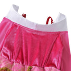 Aoiviss Girls Princess Costume Dresses Pink Fancy Princess Dress Up Clothes