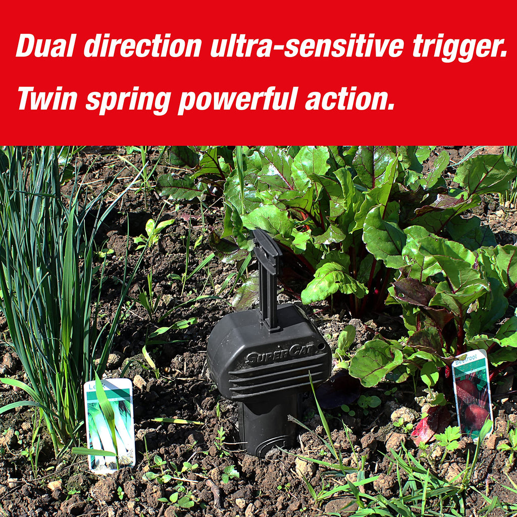 SWISSINNO Gopher & Vole Trap PRO SuperCat – Reusable Tunnel Trap with Dual-Trigger System – Easy to Set, Made in Europe – High Catch Rate - 1 Pcs