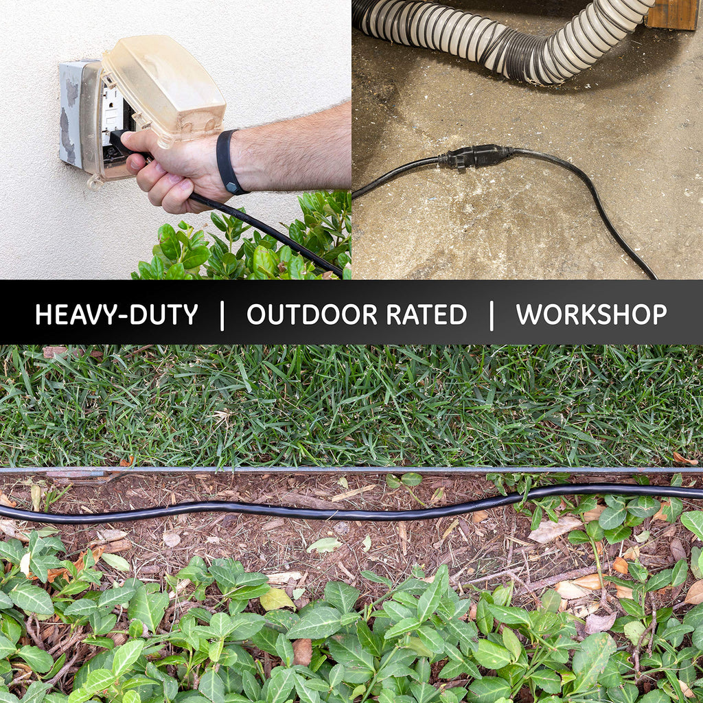 UltraPro Outdoor Extension Cord, 40 Ft, Heavy Duty Extension Cord
