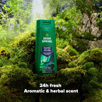 Irish Spring Icelandic Night Moisturizing Face and Body Wash for Men, 24 Hour Fresh, Paraben Free, Aromatic and Herbal Scent, 20 fl oz Bottle (Pack of 4)