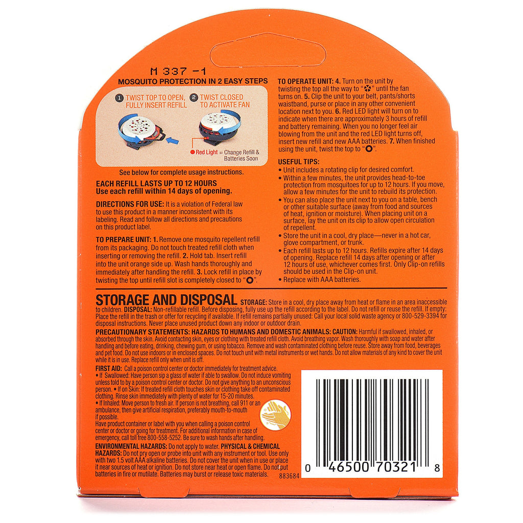 OFF! Clip On Insect Repellent Refill