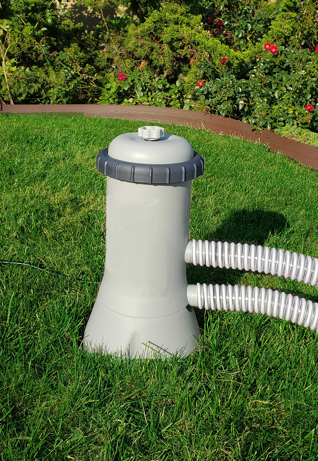 Sealproof 1.25" (32mm) Pool Filter Pump Connection Hose for 1-1/4 Inch Above Ground Pools and Intex Systems, 12 FT Premium Quality PVC Made in USA | Cut to Desired Length, Includes 4 Hose Clamps