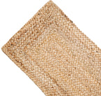 COTTON CRAFT Jute Braided Table Runner - 13x36 inches Natural Table Runner
