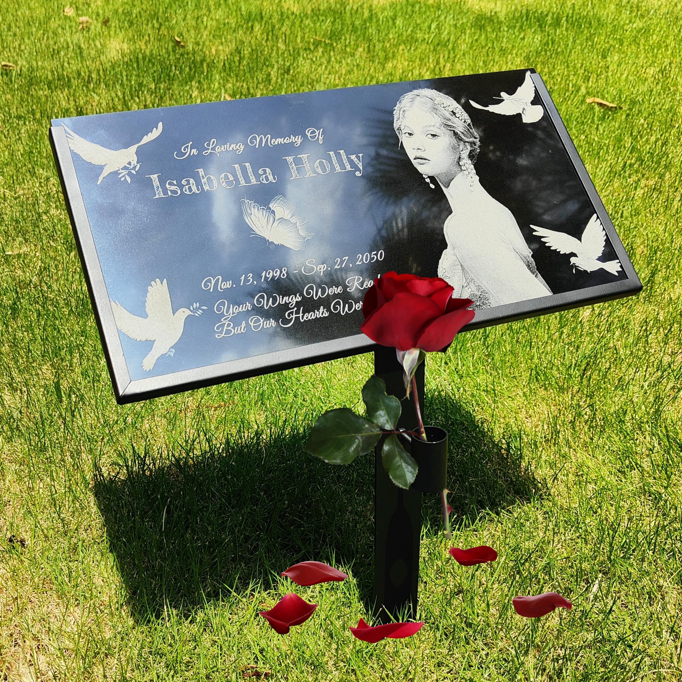 Personalized Grave Markers, Headstones for Graves, Human Memorial Stones