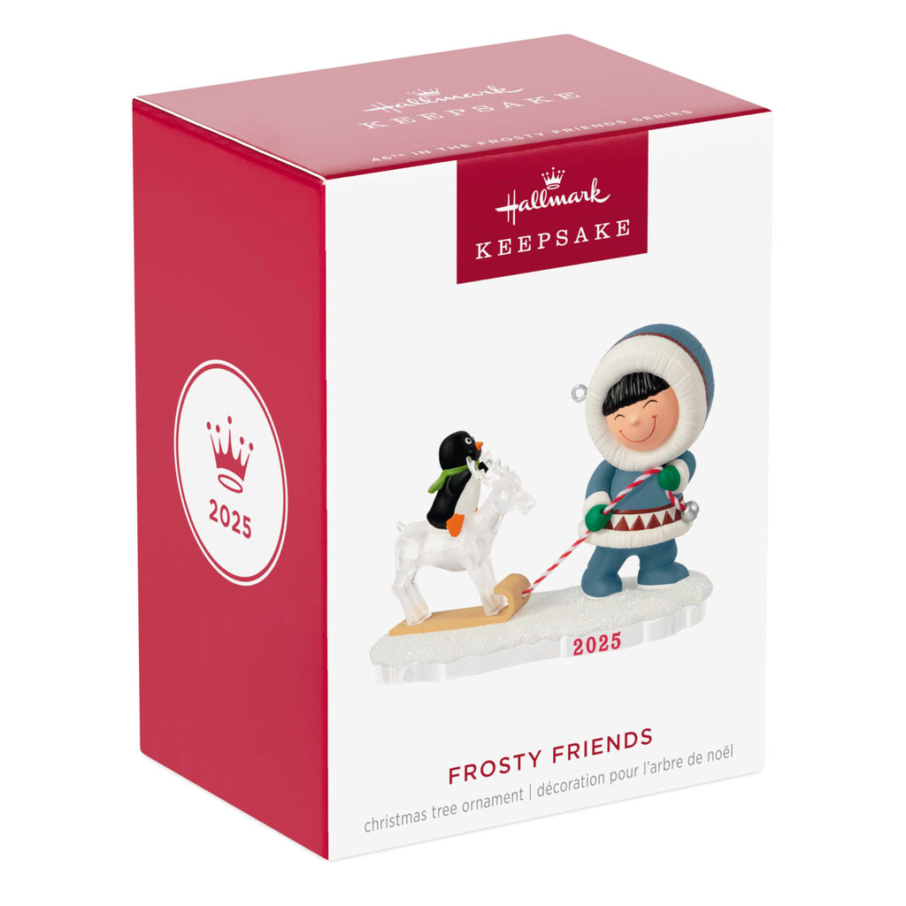 Hallmark Keepsake Christmas Ornament, Frosty Friends, Snowman Collectors Gifts
