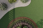 EasyFlex 4-Inch Composite Landscape Edging Kit, 40-Foot, Brown