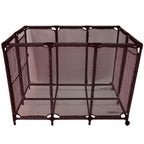 Essentially Yours Pool Noodles Holder, Toys, Floats, Balls and Floats Equipment Mesh Rolling Storage Organizer Bin, XXL, Brown Style 455119