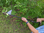 Walden Backyards Weed Hound Stand Up Weed Puller 36" - Upright Dandelion Root Remover Tool with Foot Pedal - Heavy Duty Steel Weeder for Lawns & Gardens - No Bending for Thistle, Crabgrass, Clover