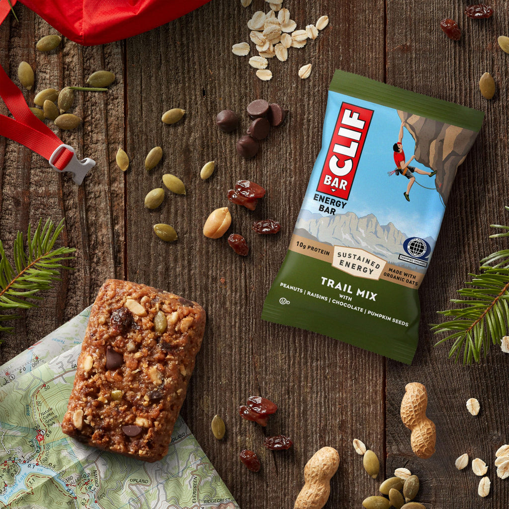 CLIF BAR - Energy Protein Bars - Trail Mix - Made with Organic Oats - Energy Bars - Non-GMO - (10 Pack)