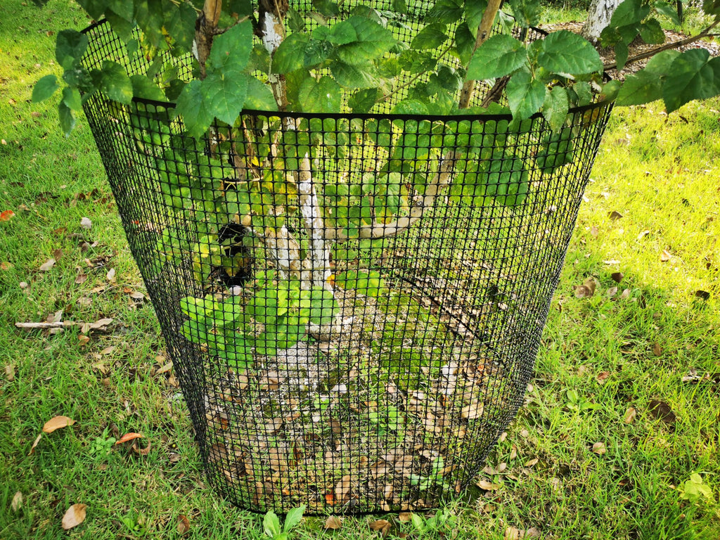 PotatoLife Black Plastic Garden Fence, Hardware Mesh, 40'' x 25'