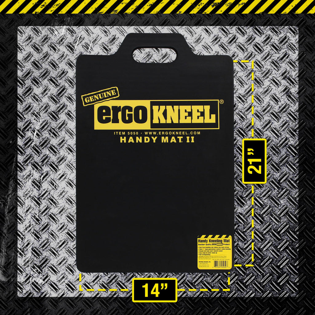 ErgoKneel Foam Kneeling Mat, 14" x 21", 1" Thick Heavy-Duty Pad