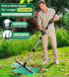 Weeding Rake Puller Tool for Garden,Heavy Duty Iron Weed Puller Cutter Tool