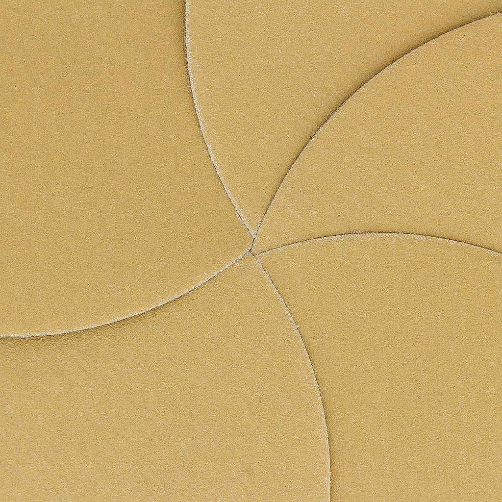 Dura-Gold Premium 240 Grit 6" Gold Sandpaper Discs, No Hole Pattern Dustless, Box of 50, Hook & Loop Backing for DA Sander, Finishing Coarse Sanding Abrasive Automotive Paint, Woodworking Wood, Metal