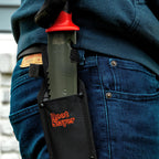 Root Slayer 17211 Soil Knife with Holster, Red
