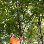 KSEIBI 143010 Long Reach 3.5 ft (1.0m) Cut & Hold Bypass Pruner - Lightweight Aluminum, Rust-Resistant, Ergonomic Grip, 1/4" Max Cut - Ideal for Precision Gardening & Pruning