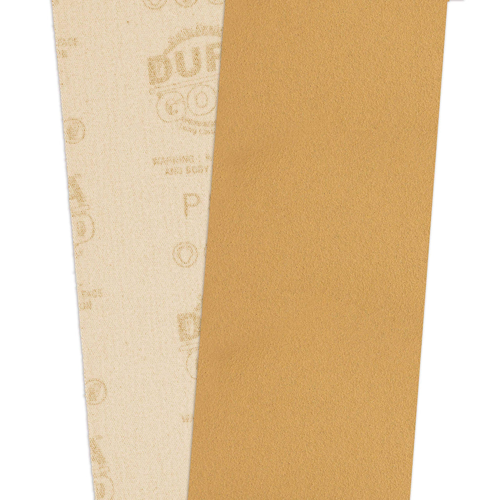 Dura-Gold Premium - 150 Grit Gold -Hook & Loop Backing Longboard Continuous Sandpaper Roll, 2-3/4" Wide, 12 Yards Long - For Automotive & Woodworking Air File Long Board Sanders, Hand Sanding Blocks