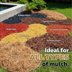 DOMINATOR Mulch Anchor 64oz - Mulch Glue for Landscaping | Mulch Glue Spray for Rubber Mulch, Wood Chips, Pine Straw, Cedar & Cypress | Ready to Spray Heavy Duty Landscape Glue