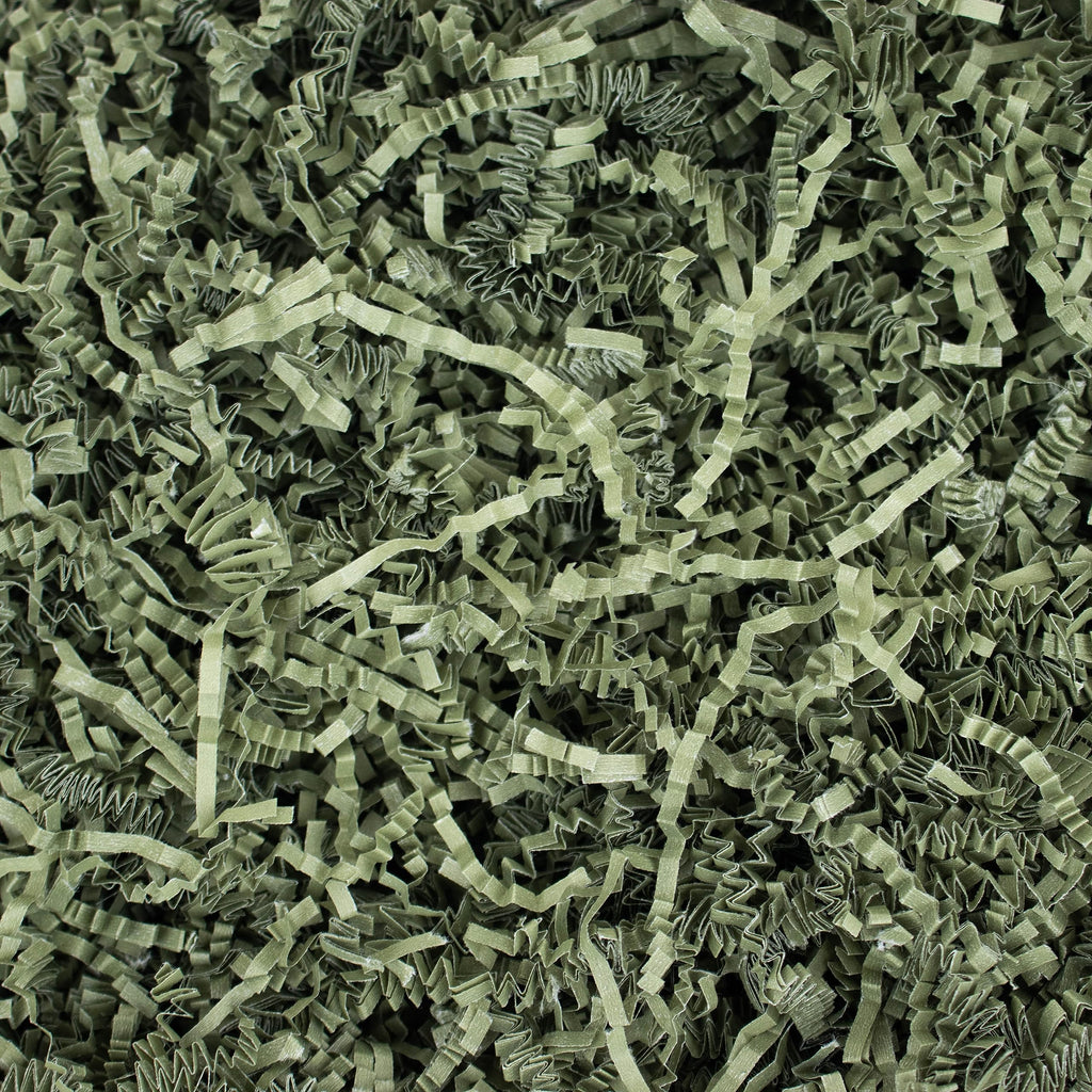 MagicWater Crinkle Cut Paper for Gift Baskets - 2LB - Army Green - Perfect for Shredded Paper Filler, Basket Filler, Gift Boxes, Bridesmaid Gifts, Christmas Stuffers & More – Ideal for All Occasions