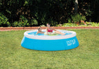 INTEX 28101EH Easy Set Inflatable Swimming Pool: 6ft x 20in – Puncture-Resistant Material – Quick Inflation – 232 Gallon Capacity – 16in Water Depth