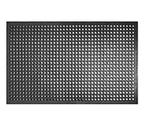 New Star Foodservice Commercial Grade Grease Resistant Anti-Fatigue Rubber Floor Mat, 36" x 60", Black