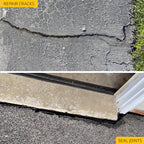 SIKA Sikaflex-410 Asphalt Sealant, Black, Self-Leveling Hybrid Sealant for Filling Cracks in Asphalt Driveways,Roadways and Pavements - 9 fl. oz. Cartridge,Fills Cracks up to 1.5 in. Wide(Pack of 12)