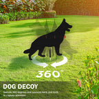 Watch Dog Goose Patrol Lone Dog Decoy – Corrugated Plastic Predator Deterrent for Geese, Deer, Seagulls, Rabbits | Humane Outdoor Pest Repellent | Visual Scare Device | Made in USA