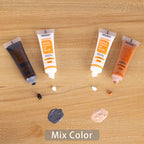 Lifreer Wood Furniture Repair Kit - 40 Pcs Wood Filler, Touch Up Markers with Wax Sticks - for Wood Floors, Stains, Scratches,Tables, Door, Carpenters, Bedposts