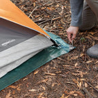 Amazon Basics Waterproof Multipurpose Camping Tarp with Reinforced Corners and Edges, Protective Cover, 9.5 x 11.3 Feet, Dark Green