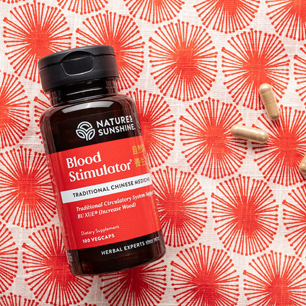 Nature's Sunshine Blood Stimulator TCM Concentrate, 30 Capsules | Contains 18 Chinese Herbs That Support Blood, Liver, Glands, and Circulation