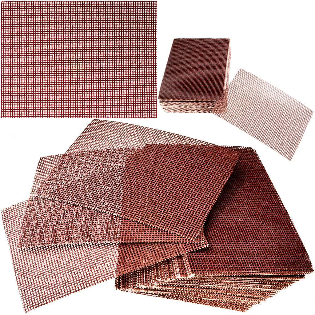 Avant Grub Pro-Grade Grill Screens 40 Pack. Scrub Away Burnt-On Grease & Carbon. Abrasive Mesh Resists Clogging & Wont Damage Cast Iron Cooktops, Restaurant Grills & Stainless Steel Flat Tops.