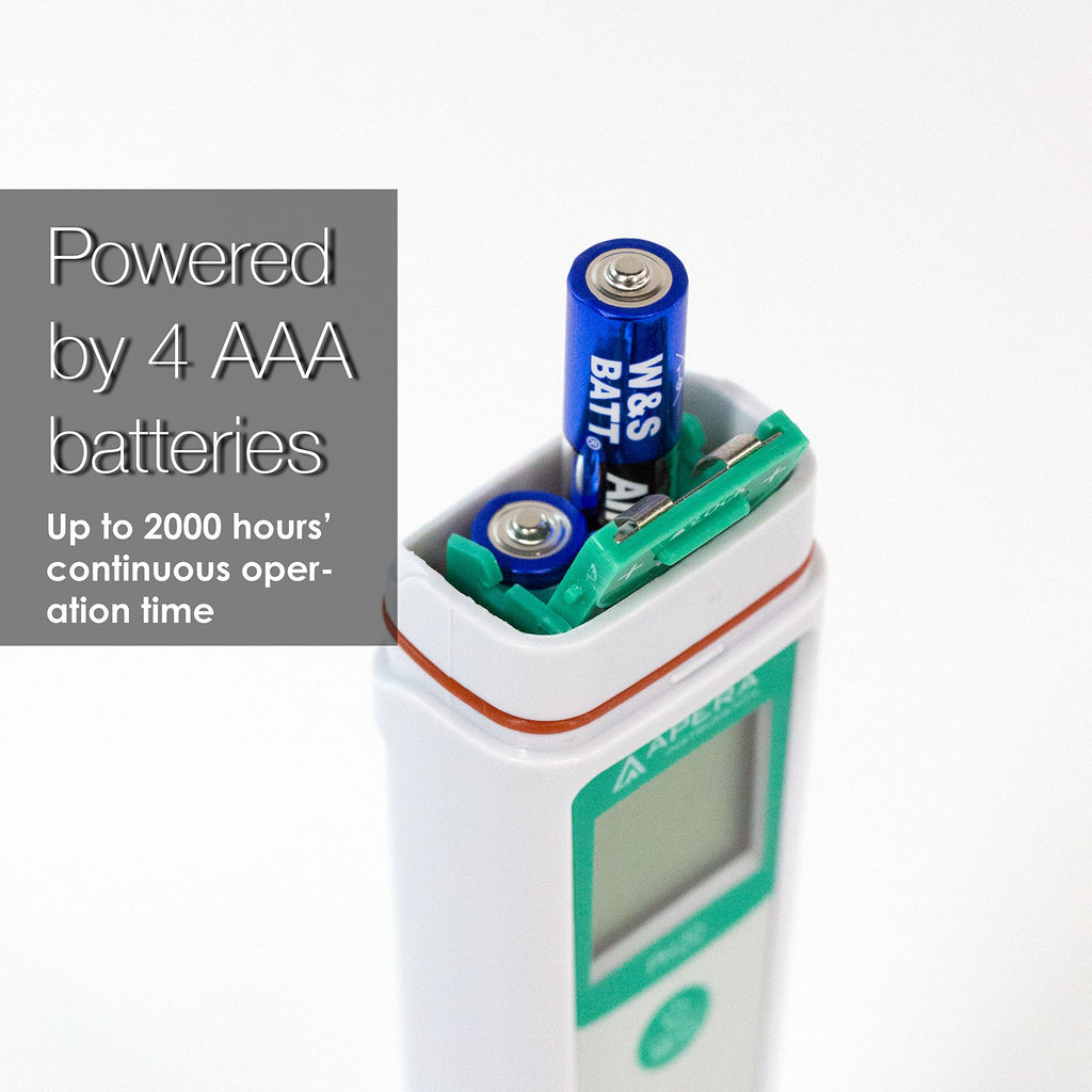 APERA INSTRUMENTS AI209-T Value Series PH20 pH Tester Combo Kit, including the Maintenance Set, and a CalPod Solution Holder for Easy Calibration