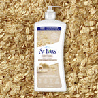 St. Ives Soothing Hand & Body Lotion Moisturizer for Dry Skin Oatmeal & Shea Butter Made with 100% Natural Moisturizers 21 oz (Pack of 2)