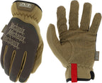 Mechanix Wear: FastFit Work Glove with Elastic Cuff for Secure Fit, Performance Gloves for Multi-Purpose Use, Touchscreen Capable Safety Gloves for Men (Brown, X-Large)