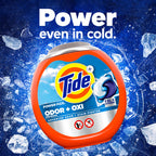 Tide Odor Defense + Oxi Laundry Detergent Pacs, Original Scent, 57 Count, Advanced Odor + Stain Fighter (Pack of 2)
