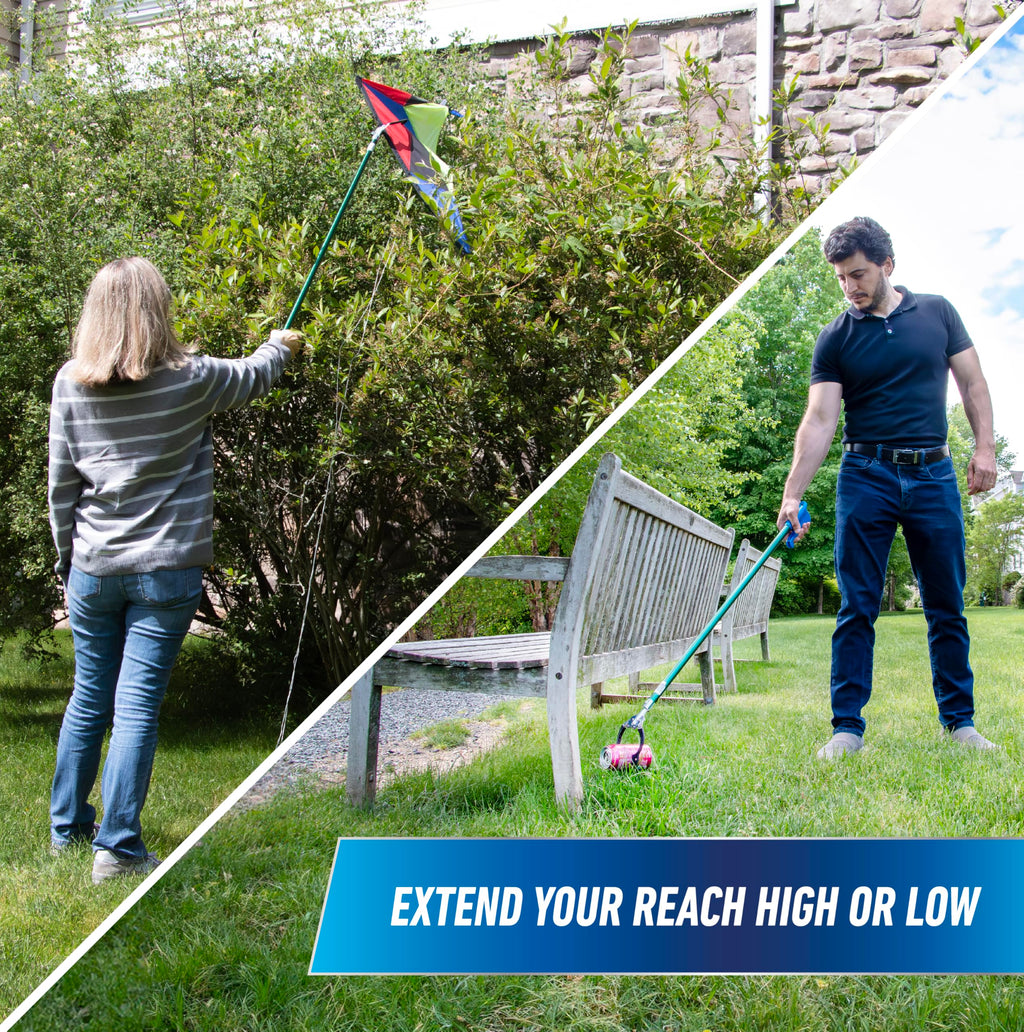 Unger Professional 48” Nifty Nabber, Reacher Grabber Tool, Trash Picker Upper, Built-In Magnet and Ergonomic Grip, Outdoor Claw Pickup, Reaching Assist for Seniors, Safely Perform Tasks