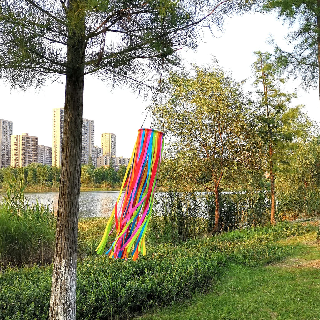 Satin Ribbon Windsock Streamer, Outdoor Decorations, WS49-XZH