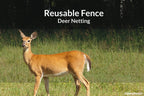 AlpineReach Garden Netting 7.5 x 65 ft Heavy Duty Bird Net, Deer, Plant Protection Extra Strong Woven Mesh, Reusable Kit with Zip Ties, Animal Fencing for Fruits Trees, Black