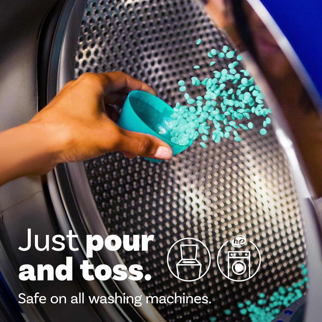 Downy Unstopables In-Wash Scent Booster Beads, Fresh Scent, 30.1 oz, Laundry Beads for Odor Protection, Black