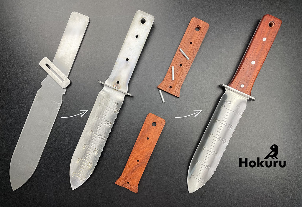 HOKURU Hori Hori Knife Gardening Tool