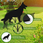 Watch Dog Goose Patrol Lone Dog Decoy – Corrugated Plastic Predator Deterrent for Geese, Deer, Seagulls, Rabbits | Humane Outdoor Pest Repellent | Visual Scare Device | Made in USA