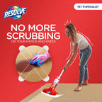Resolve Pet Specialist Easy Clean Brushing Kit includes High Traffic Foam Carpet Cleaner, Pet Stain and Odor Remover, 22oz