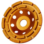 KSEIBI 644035 Diamond Concrete Grinding Wheel 5 inch for Polishing and Cleaning Stone Concrete Surface, Cement, Marble, Rock, Granite, and Thinset Removing, Angle Grinder Wheels Cup