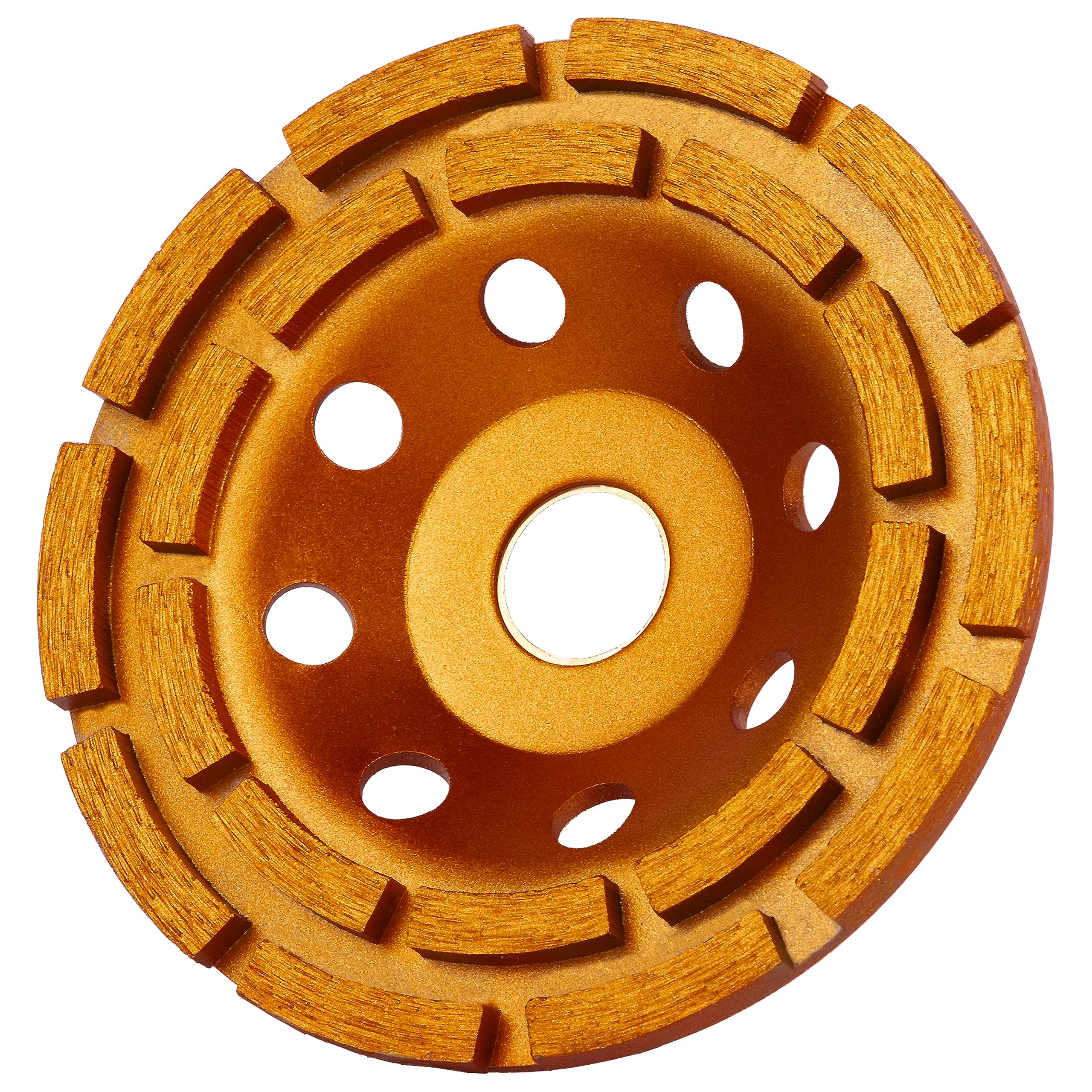 KSEIBI 644035 Diamond Concrete Grinding Wheel 5 inch for Polishing and Cleaning Stone Concrete Surface, Cement, Marble, Rock, Granite, and Thinset Removing, Angle Grinder Wheels Cup