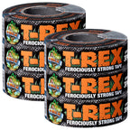 T-Rex Tape Heavy Duty Duct Tape with UV Resistant & Waterproof Backing for Ferociously Strong Repairs, 1.88" x 30 yd, Gunmetal Gray, 6 Rolls