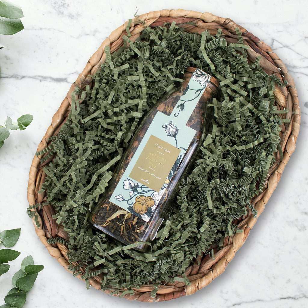 MagicWater Crinkle Cut Paper for Gift Baskets - 2LB - Army Green - Perfect for Shredded Paper Filler, Basket Filler, Gift Boxes, Bridesmaid Gifts, Christmas Stuffers & More – Ideal for All Occasions